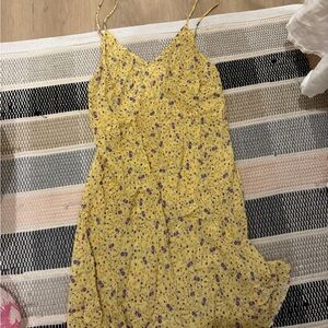Favorite Daughter Yellow Floral Mini dress
